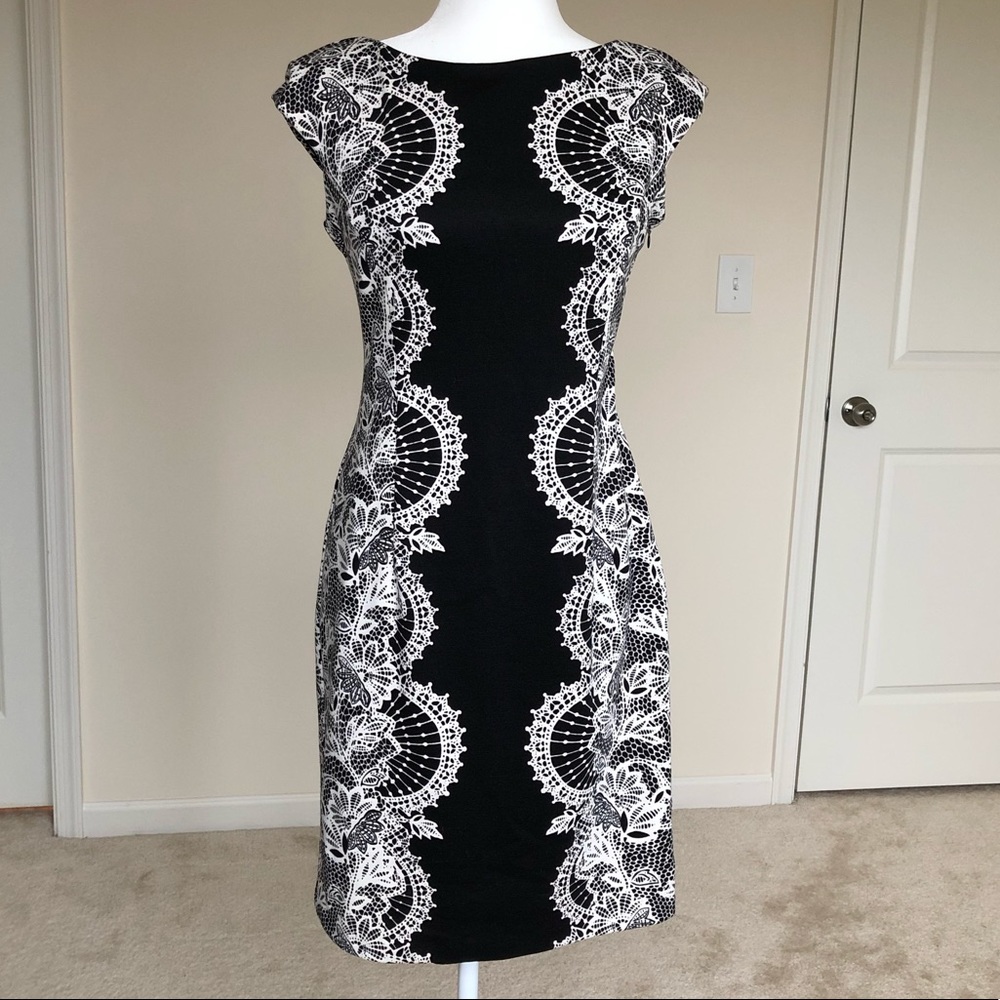 Maggy London Elegant Black Dress Size 6